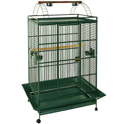 Kilauea Kastle 40''X30''X73''H Playtop Bird Wrought Iron 6mm Extra Strong Wire 222