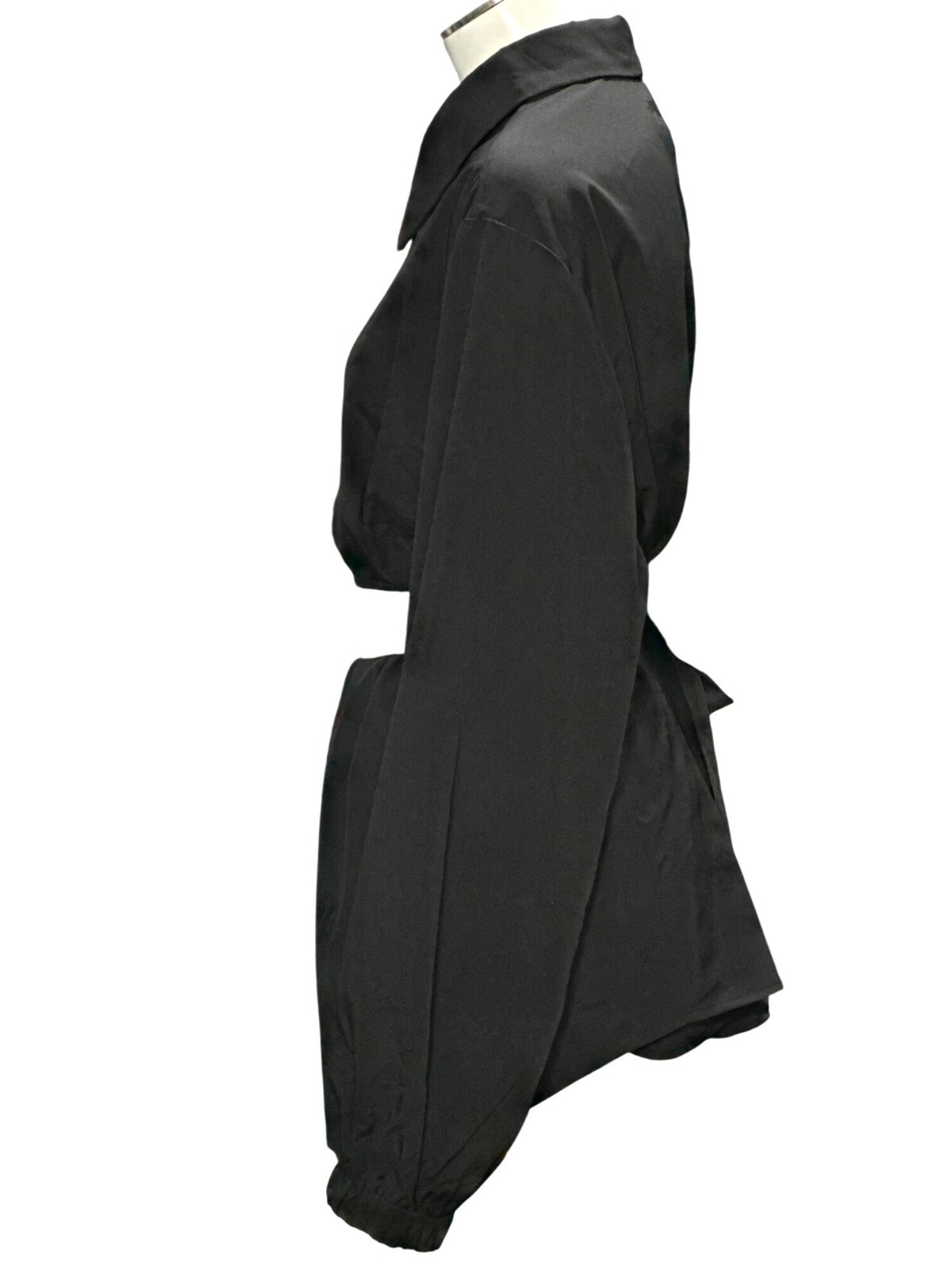 CCC Half Leopard Half Black Block Mini Shirt Dres… - image 2