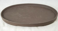 Japanese Yokkaichi Unglazed Suiban Tray for Bonsai, Suiseki Rock  10.25" to 18"
