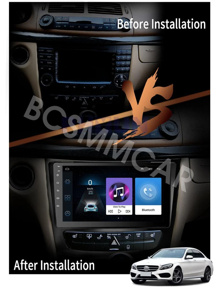 Radio Coche Pantalla Táctil GPS WIFI FM con Cámara Apta para Mercedes Benz CLS-500 2001-2011 Foto 3 de 4