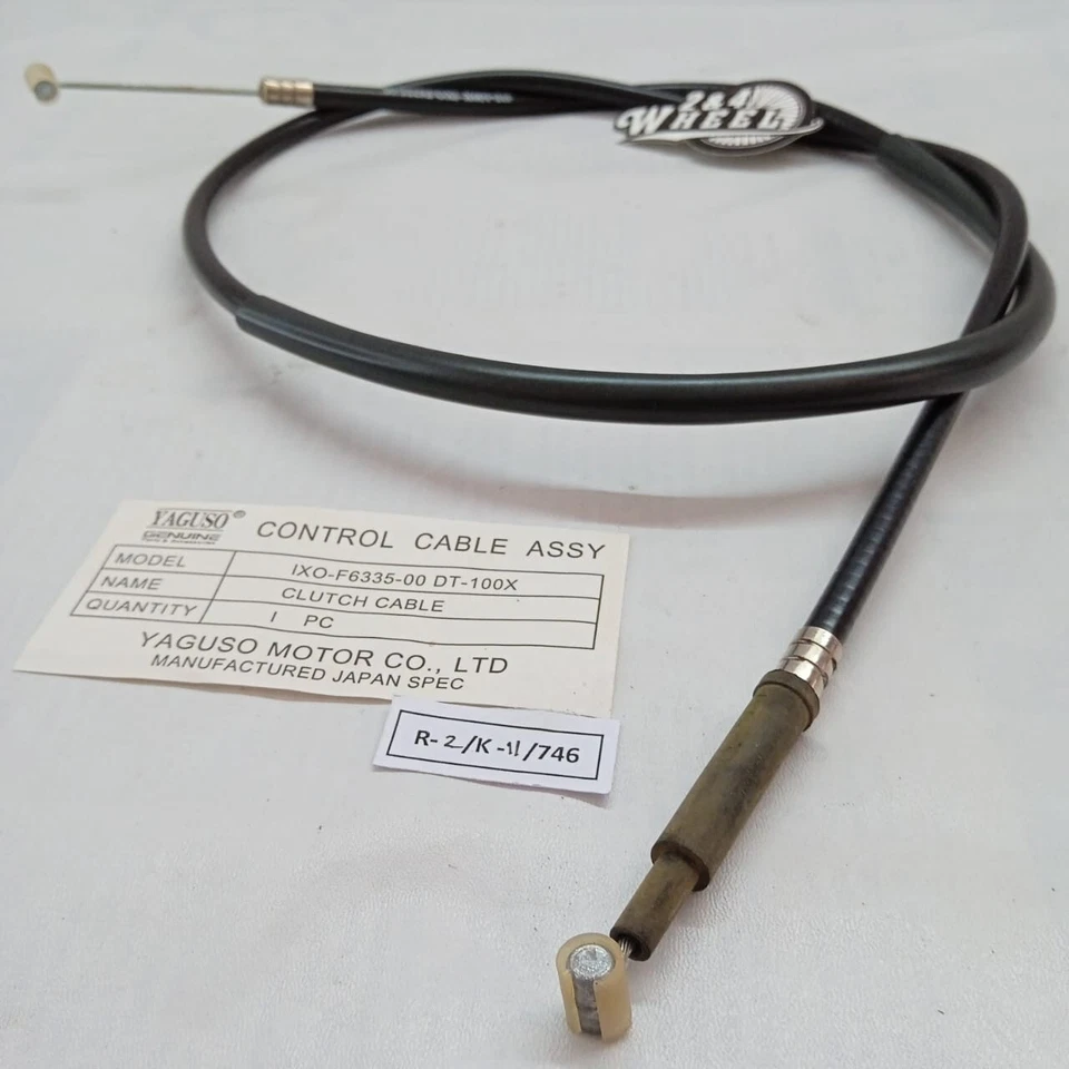 雅马哈 DT100 DT 100 DT100X DT 100 X 离合器电缆 1XO-F6335-00 NOS — 第 3/3 张图片