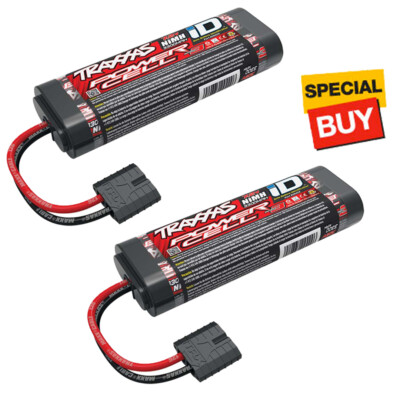 Traxxas Series 3 Power Cell NiMH 6-Cell 7.2V 3300mAh Battery (2) w/ iD