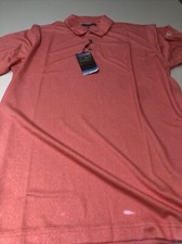 Pebble Beach Men's Golf Polo Shirt with Short Sleeve Pink Size L