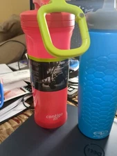Brand New Contigo 28 oz. Fit Shake & Go Shaker Mixer Bottle + FREEBIES