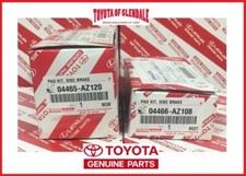 2008-2021 TOYOTA SEQUOIA FRONT & REAR BRAKE PADS GENUINE 04465-AZ320/04466-AZ308