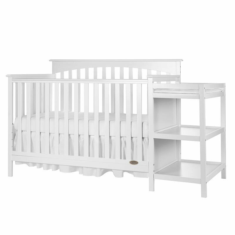 Dream On Me Chloe 5 In Max 66% OFF White Convertible Crib 1 Changer With Limited Special Price