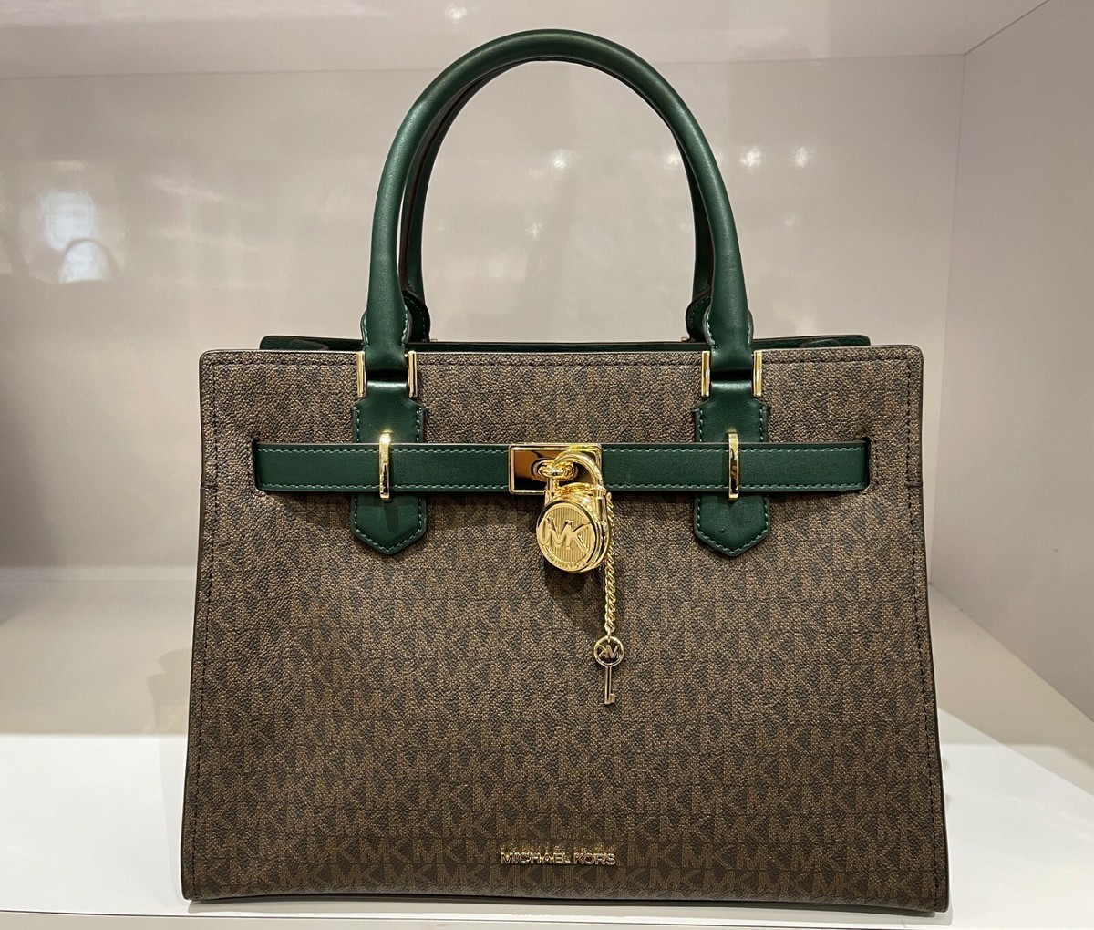 MICHAEL KORS HAMILTON MEDIUM SATCHEL SHOULDER CROSSBODY BAG