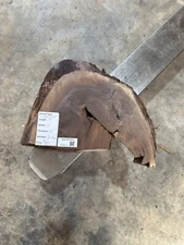 Black Walnut Slab #2156, live edge slab, unfinished, free shipping