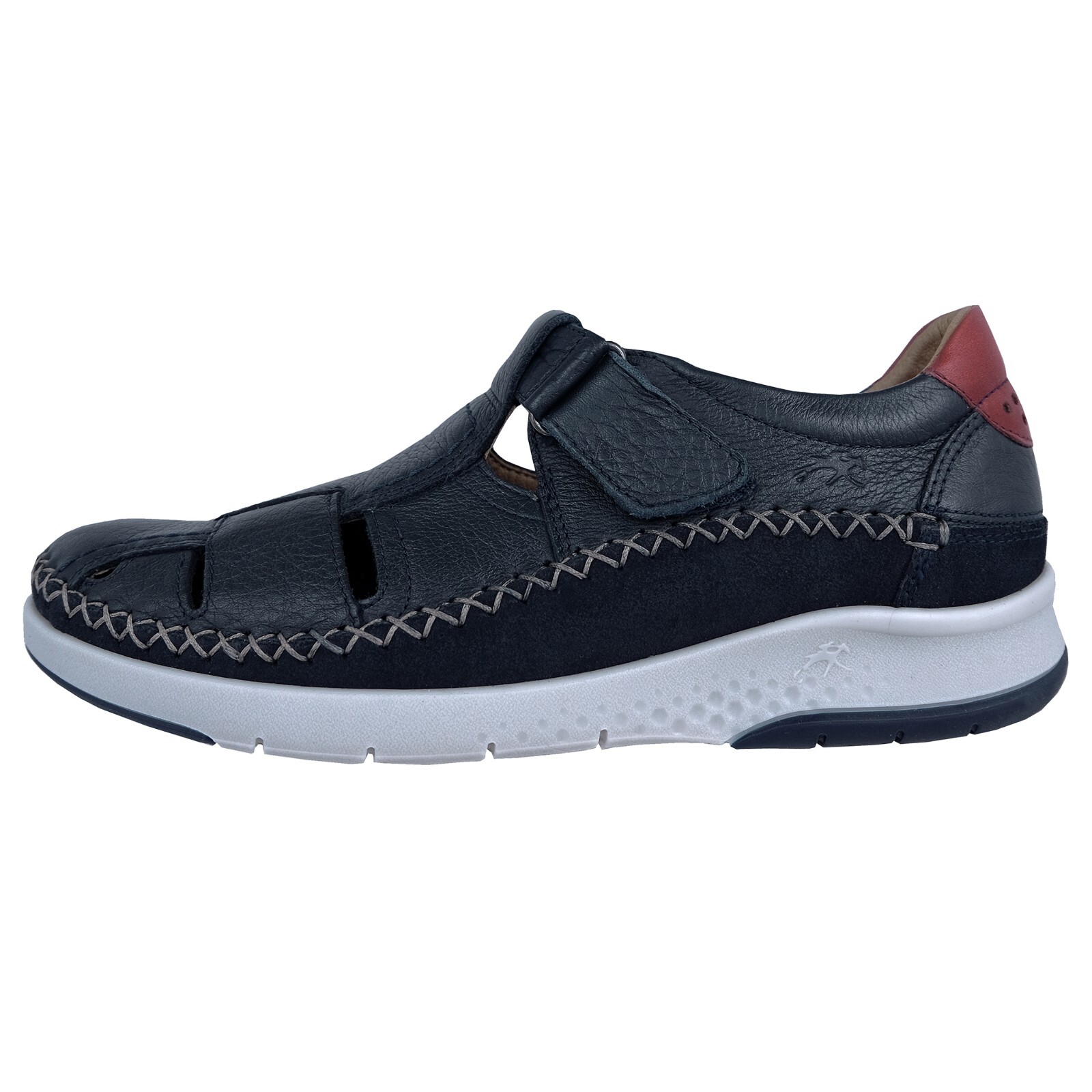Fluchos Maui: Sandalias Para Hombre Marrón Piel Plantillas Extraíbles F0797