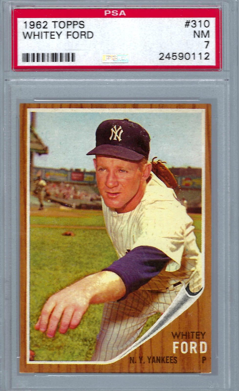 1962 Topps #310 PSA 7 Whitey Ford Yankees 310