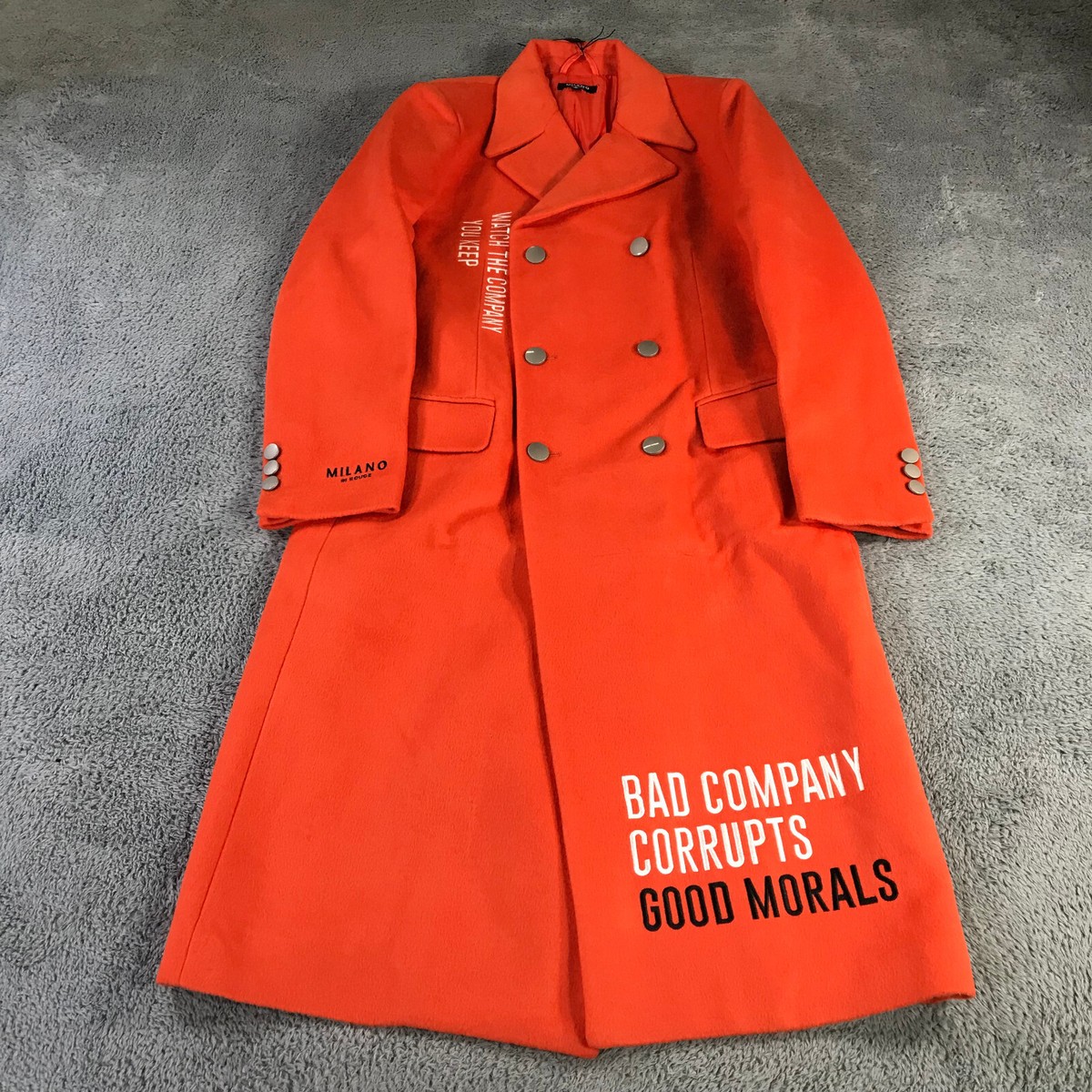 ジャケット・アウター FEW Milanoman precisionsPM11-011 size42 Milano Jacket Mens 2XS XXS Peacoat Beige Trench Coat Christian