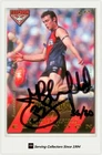 2000 AFL Essendon Premiership JUSTIN BLUMFIELD SIGNATURE CARD--RARE!!