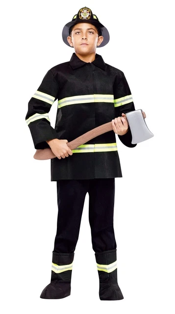 Черные костюмы аварийных служб для мальчиков
