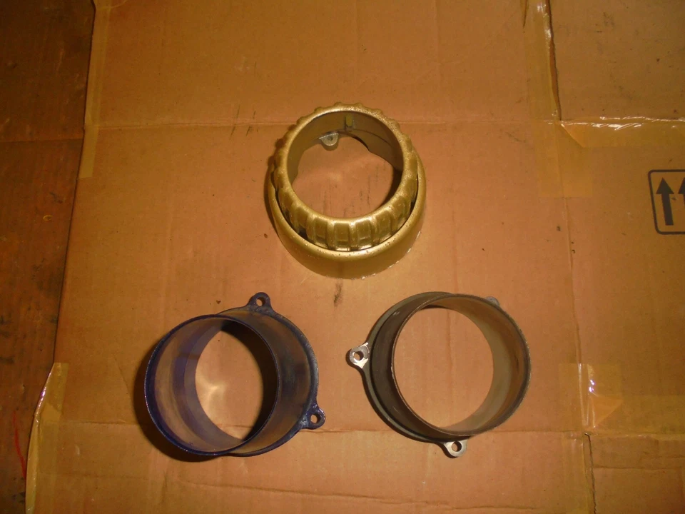 PORSCHE CARRERA GT 980 EXHAUST TAIL PIPE TIPS SURROUNDS COVERS - Изображение 2 из 4