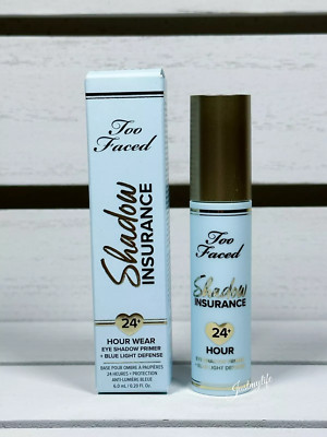 Too Faced Shadow Insurance 24-Hour Eyeshadow Primer, Full Size 0.2oz/6mL, NIB