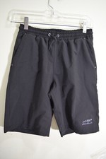 Eddie Bauer BOYS 10-12 Shorts Mesh Lined Swim Suit Trunks Black 28x9