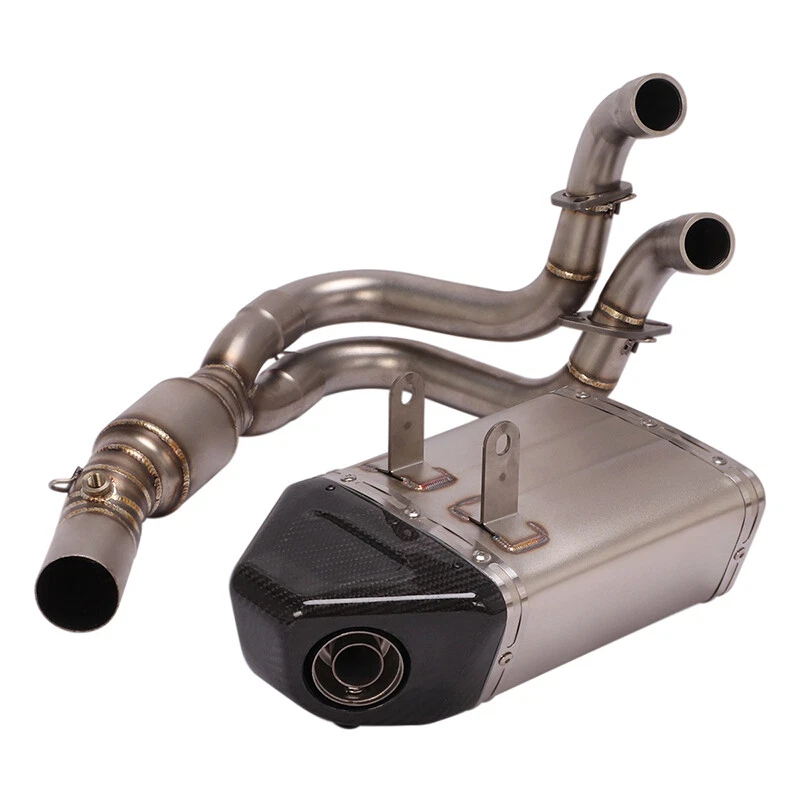 Tubo de escape completo para Kawsaki Ninja 650 Z650 2017-20 silenciador tubo de enlace delantero Foto 2 de 4