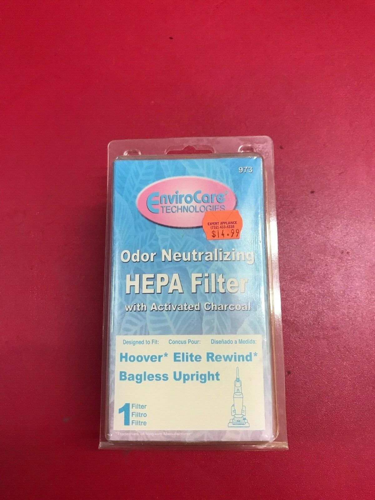 Envirocare Hoover Elite Rewind Filter