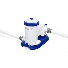 Bomba de filtro de piscina sobre el suelo Bestway Flowclear 2.500 GPH 120V (caja abierta)