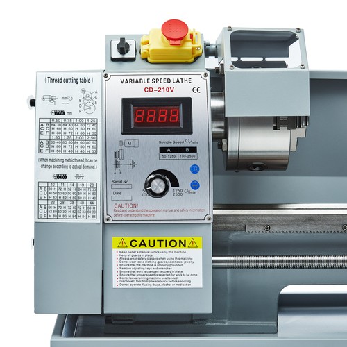 CRENEX 8"x16" 750w Automatic Mini Metal Lathe VariableSpeed Milling