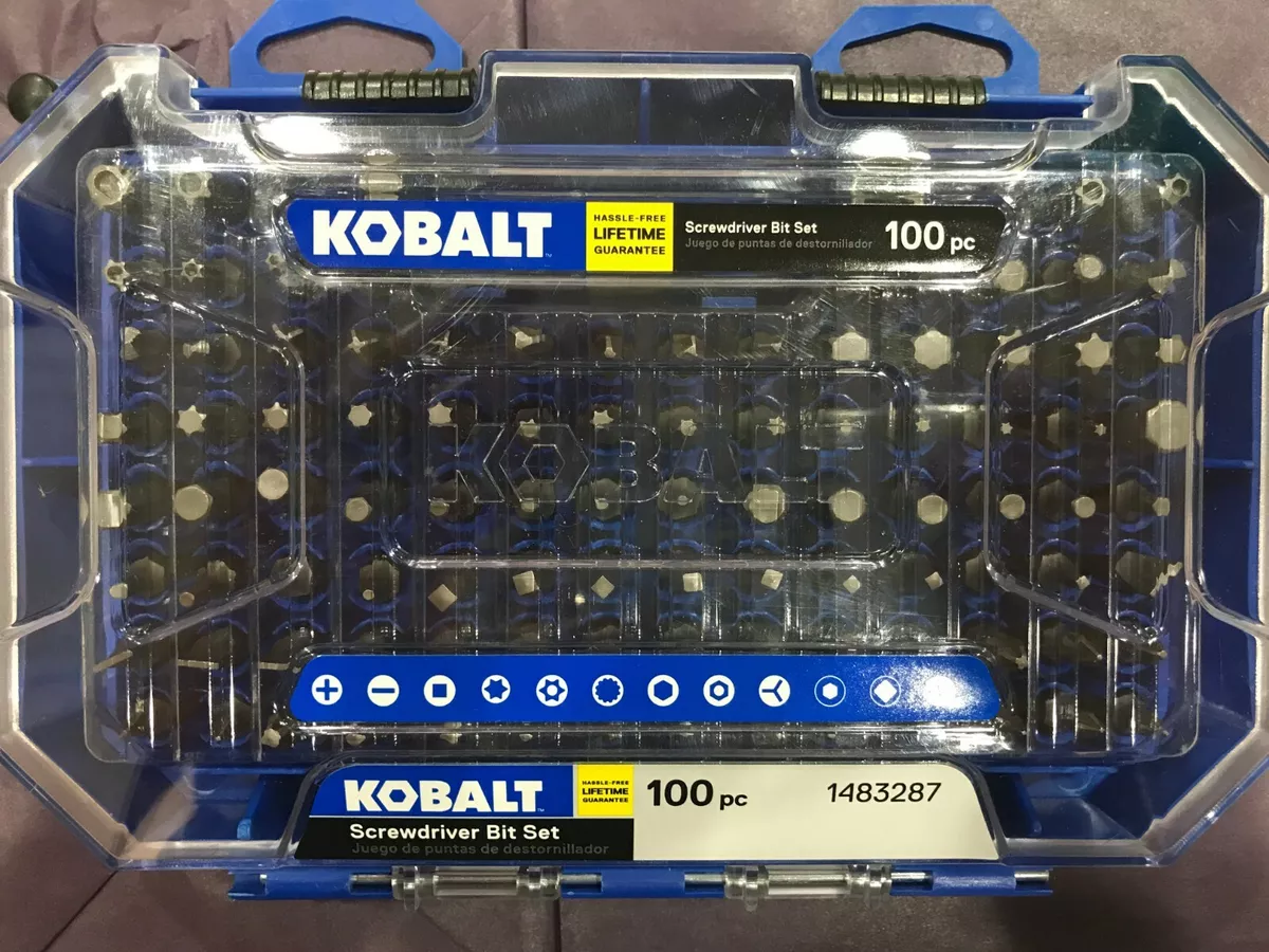 Kobalt screwdriver bit set deals