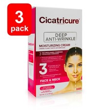 3 CICATRICURE FACE CREAM✅ANTIWRINKLES 2oz
