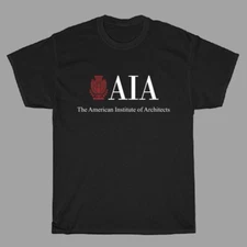 AIA American Institute Of Architects Men's Black Size S to 5XL