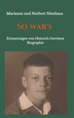 Thumbnail - So War's Erinnerungen Von Heinrich Gerritsen 3544