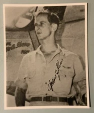 WWII Fighter Pilot William Shomo Medal of Honor MOH Signed Photo