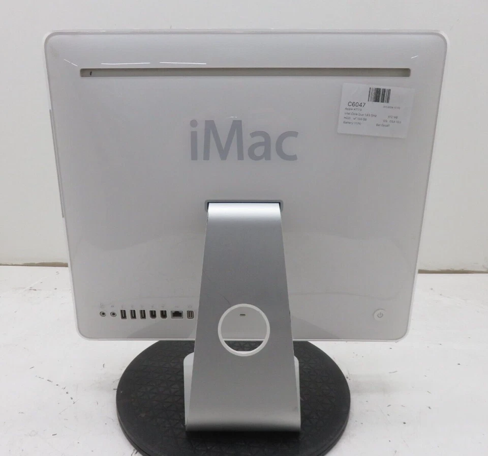 Apple iMac A1173 17" 2006 Intel Core Duo 1.83GHz 512MB Ram 150GB HDD MacOS 10.5 - Image 3 of 4