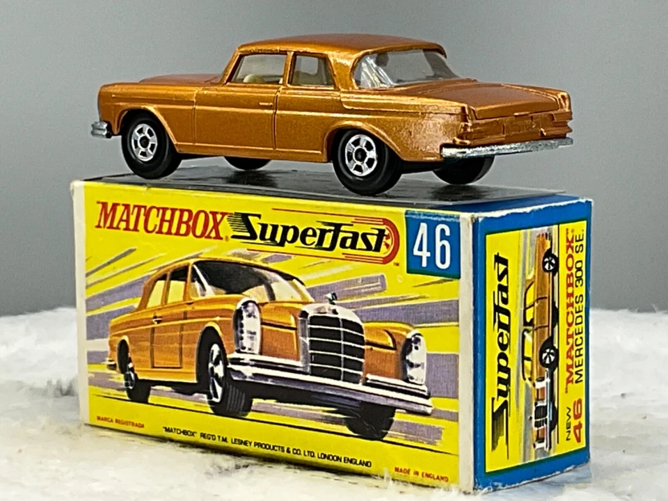 Matchbox Superfast No. 46 Mercedes 300 SE MINT,boxed all orig,N.O.S - Image 2 of 4
