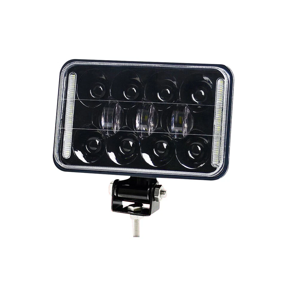 Par de soportes de montaje para faros LED de 4x6 pulgadas kits de luces de conducción delanteras Foto 3 de 4