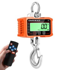 Profi LED Kranwaage Zugwaage Hängewaage 2000kg 2T Lastenwaage Industriewaage DE