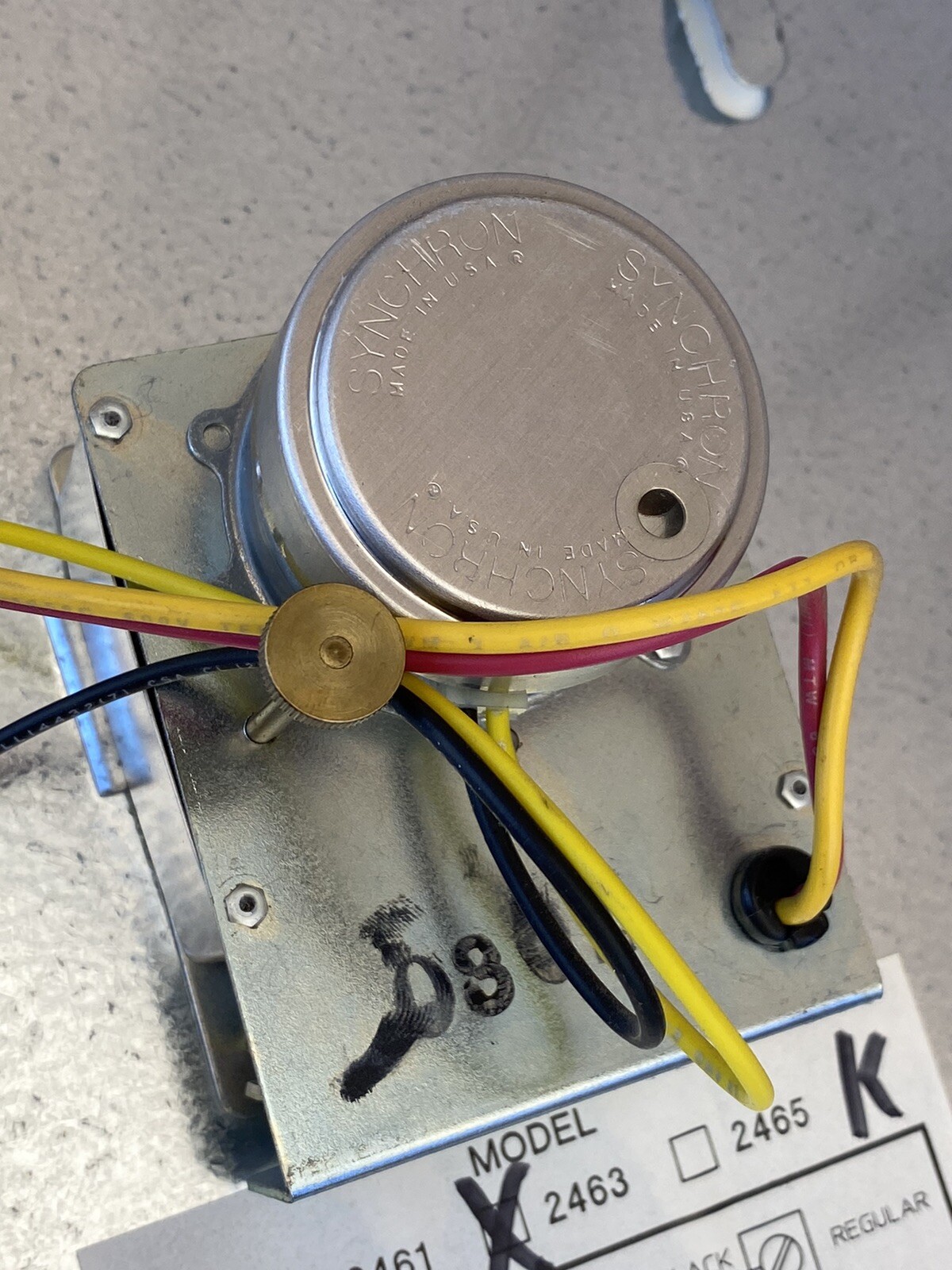 Rauland 2463 12" Glass Dome Round Industrial School Electric Wall