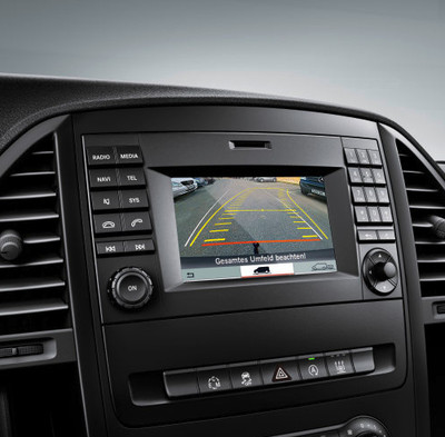 Rückfahrkamera Vito Audio 15 Map Pilot Nachrüstsatz Mercedes-Benz ab 2014