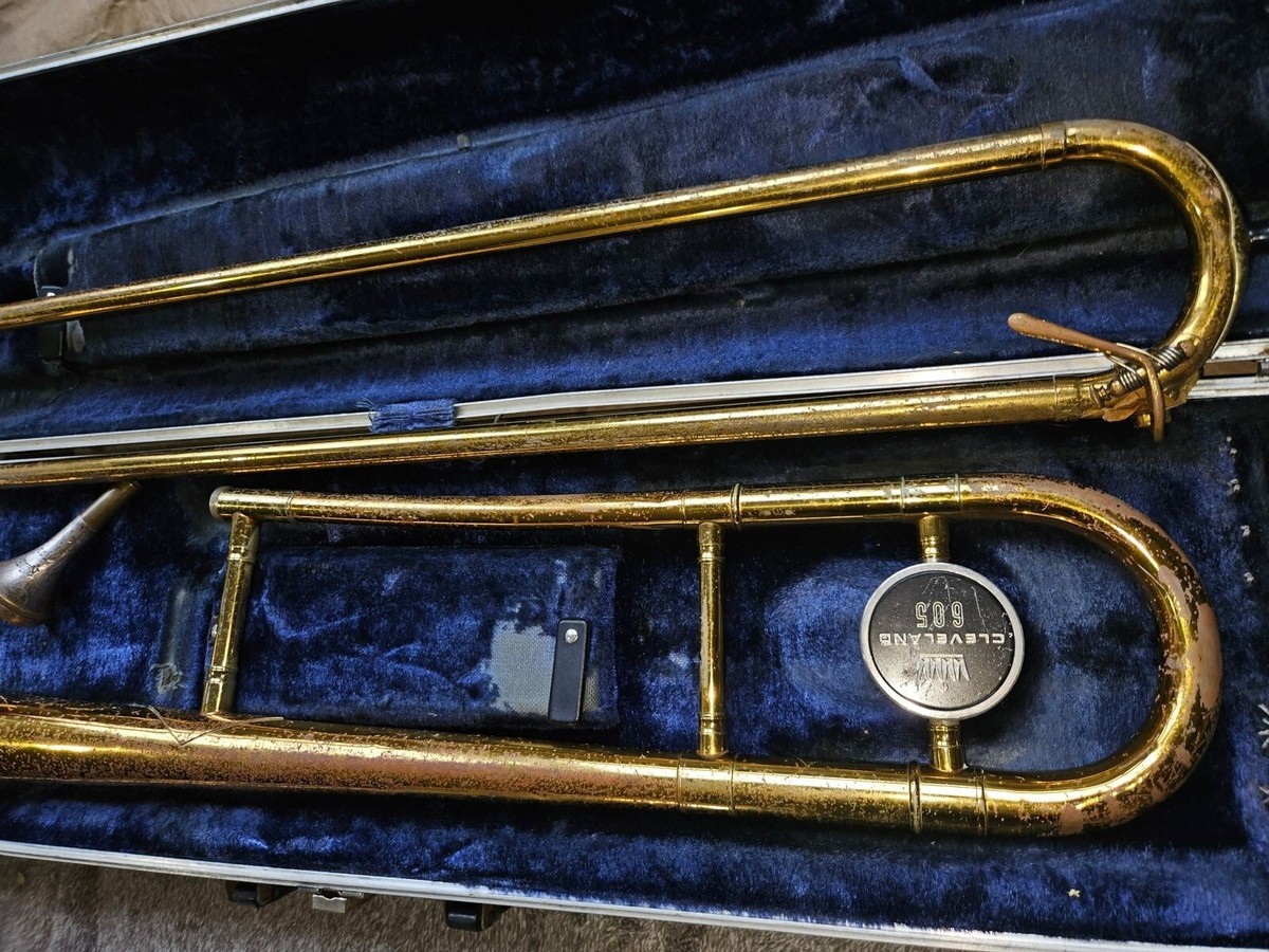 King Cleveland 605 Tenor Trombone, USA, w/ case and mouthpiece