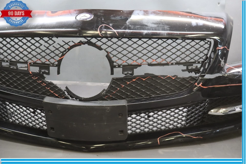 Conjunto de cubierta de parachoques delantero base negro fabricante original Mercedes R172 SLK250 SLK350 12-16 Foto 4 de 4