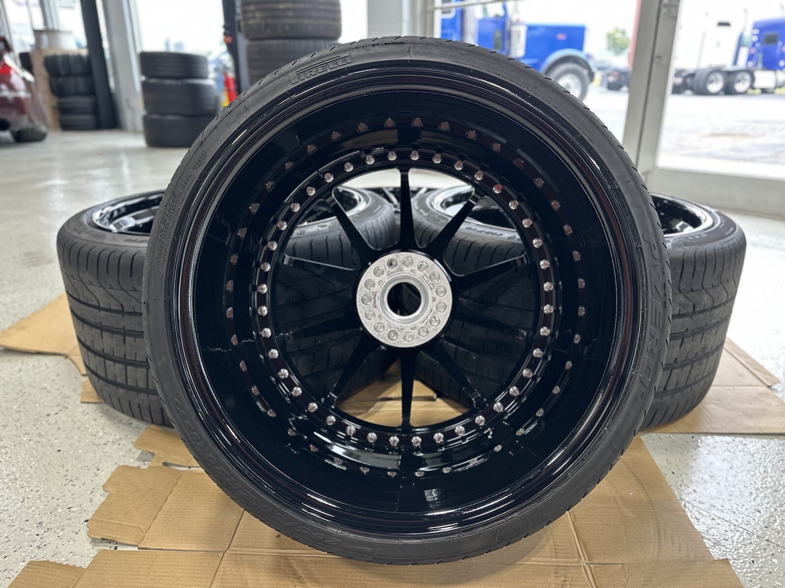 ANRKY AN38 3-Piece Forged Wheels for PAGANI HUAYRA with Tires CUSTOM ONE-OF-ONE!