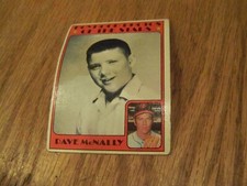 DAVE McNALLY BOYHOOD PHOTOS OF THE STARS 1972 TOPPS  BASEBALL CARD # 344