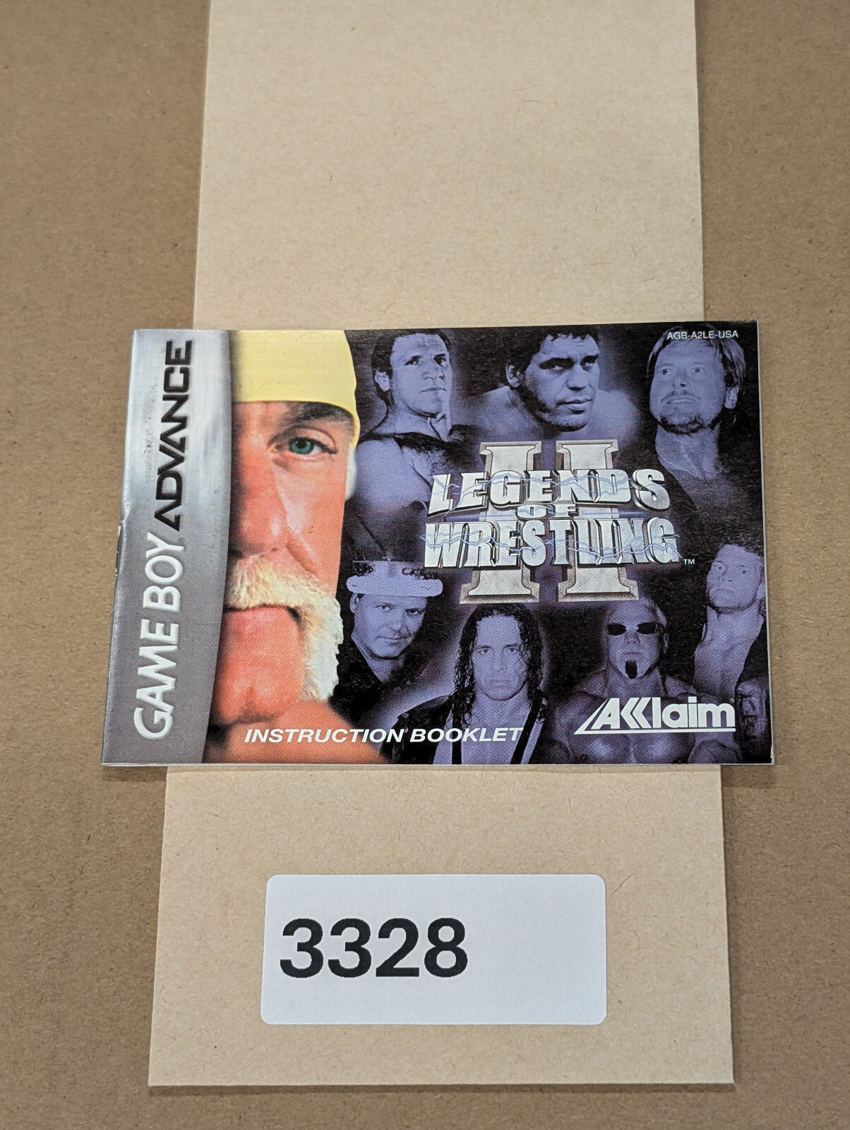 Legends Of Wrestling II - Game Boy Advance - Manual Only **NO GAME!