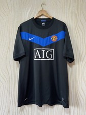 MANCHESTER UNITED 2009 2010 AWAY FOOTBALL SHIRT SOCCER JERSEY NIKE 355093-010