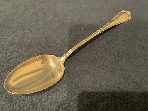 Sterling Reed And Barton Serving Spoon, Just Over 12”.  Hard To Find!