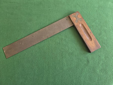 VINTAGE STANLEY TRY SQUARE 12" CAPTENTER'S TOOL PAT-3-16-97 MADE IN USA
