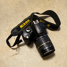Nikon D40 DSLR Camera Bundle w/ Tamron 18-200mm Lens, Filters, Charger, Bag