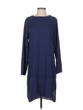 H By Halston Women Blue Casual Dress S