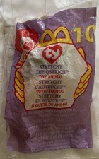 TY Beanie Baby   STRETCH the Ostrich 6.5 in  Teeny Baby STRETCHY the Ostrich