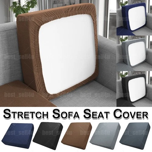 Jacquard Stretch Individual Sofa Cushion Covers Couch Seat Slipcover Removable