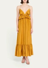 ZIMMERMANN Rhiannon Ruffle Maxi Silk Dress Zimmermann size 0 Original Price $995