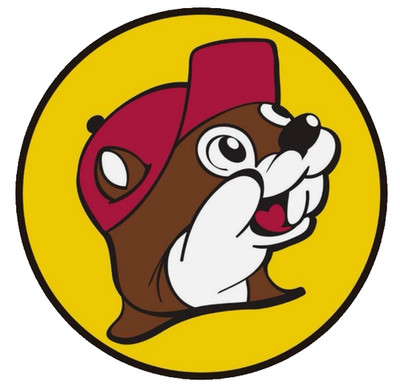Buc-ees Beaver Bucees Logo 3  Inch DIECUT Waterproof Vinyl Decal Sticker