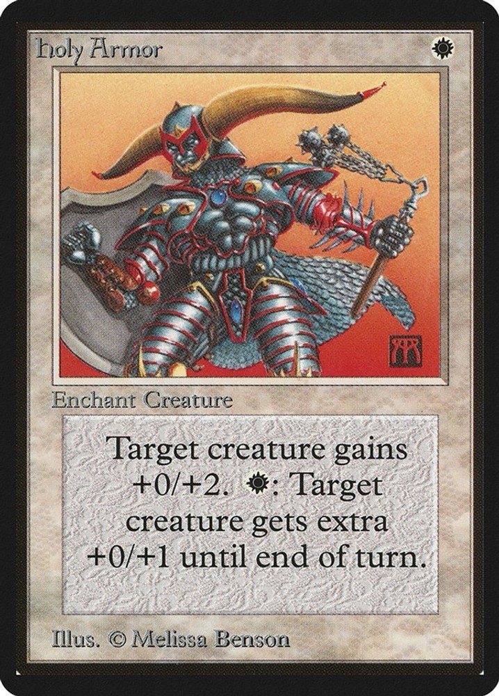 Holy Armor # (LP) Beta Edition (LEB) MTG